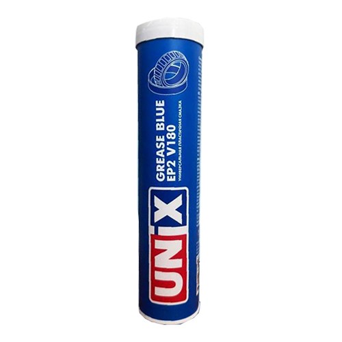 Смазка литиевая 400 гр UNIX GREASE EP 2 blue V180 /картридж/