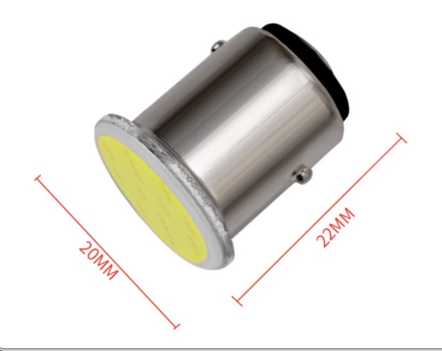 Лампа 1-конт. 12V P21W S25 1 COB с цок. BA15s