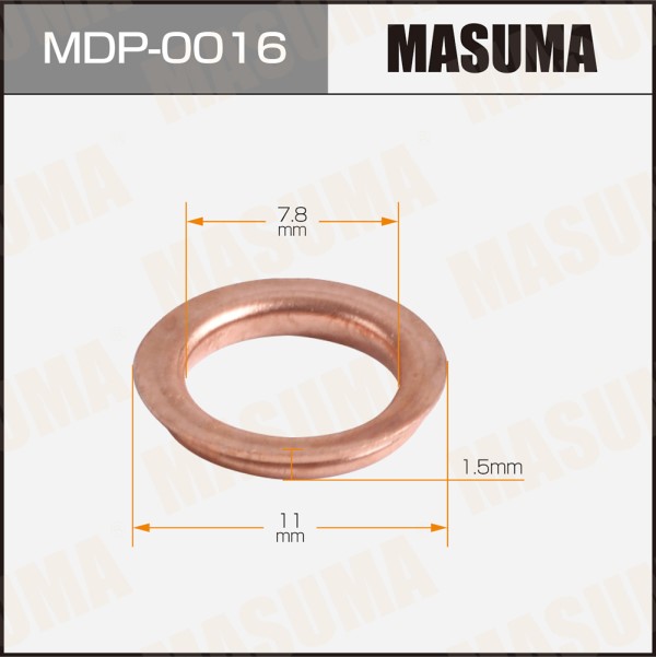 Шайба для форсунок Masuma шайба 7.8х11х1.5 Mitsubishi