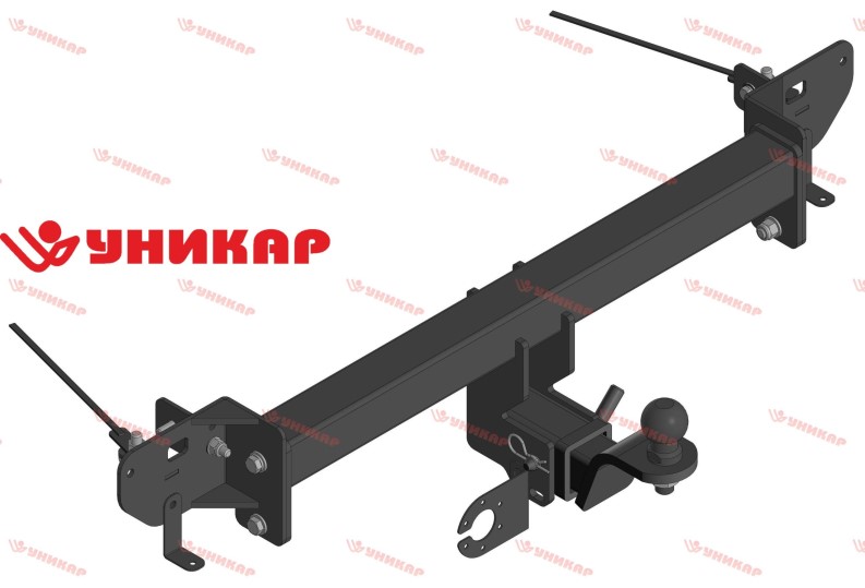 Фаркоп Chery Tiggo 8 Pro Max c 2023 г. рестайлинг (без электрики) под квадратное дышло