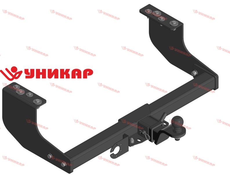 Фаркоп /Г-23107/ 4х4 полнопривод. бортовой под квадратное дышло (без электрики)
