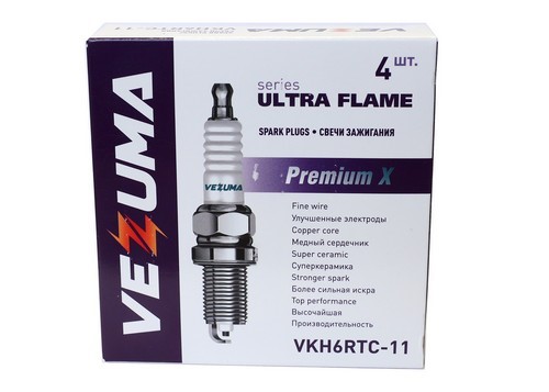 Свечи VEZUMA /Citroen Berlingo/C2/C4/Xsara, Peugeot 206/307/Partner 1.6 16V 00)/