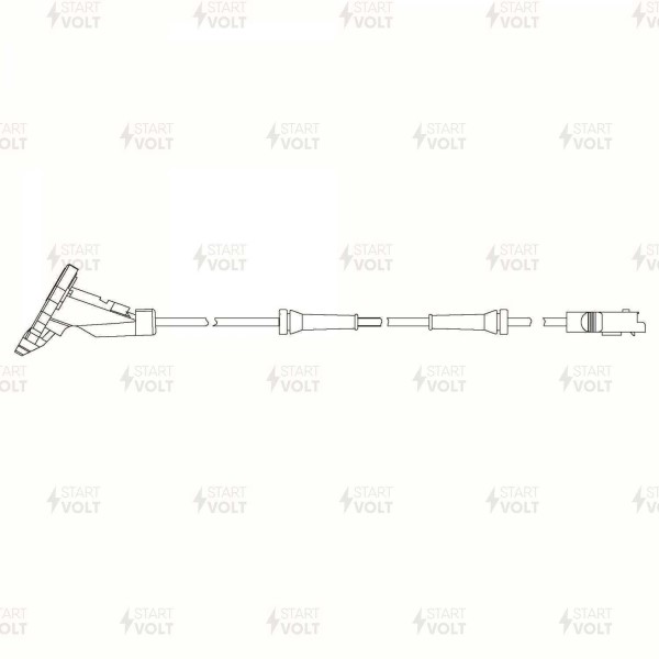 Датчик ABS Peugeot 307 (00-) Citroen C4 (04-) перед.