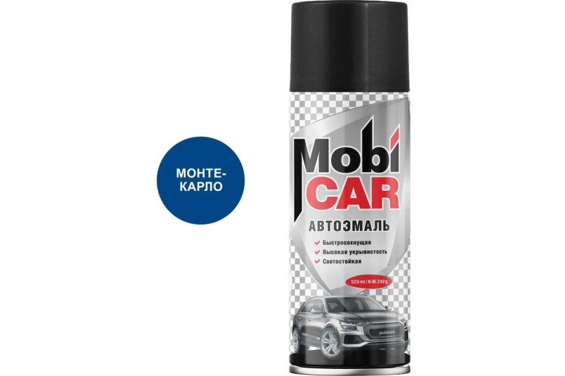 Краска спрей MobiCar акрил. № 403 Монте-карло 520 мл