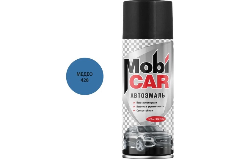Краска спрей MobiCar акрил. № 428 Медео 520 мл