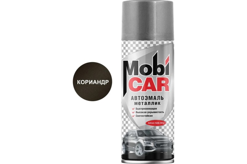 Краска спрей MobiCar акрил. № 790 Кориандр металллик 520 мл