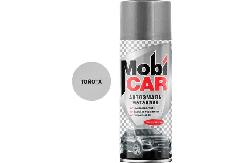 Краска спрей MobiCar акрил. № 199 Тойота 520 мл