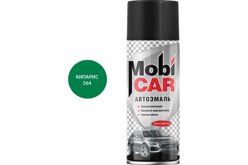 Краска спрей MobiCar акрил. № 564 Кипарис 520 мл