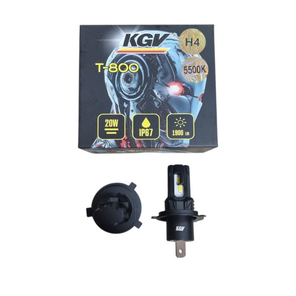 Лампа H4 12V LED 16/22W/1900LM 5500K 2 шт