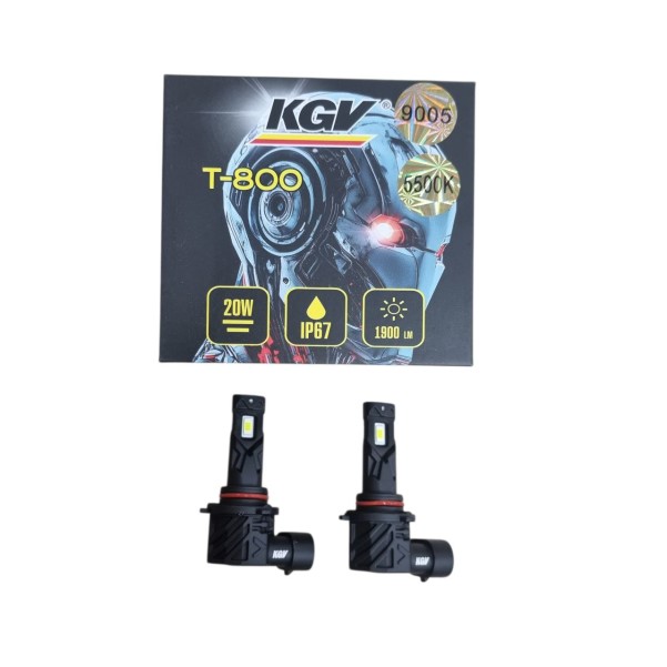 Лампа HB3 12V LED 20W/1900LM 5500K 2 шт