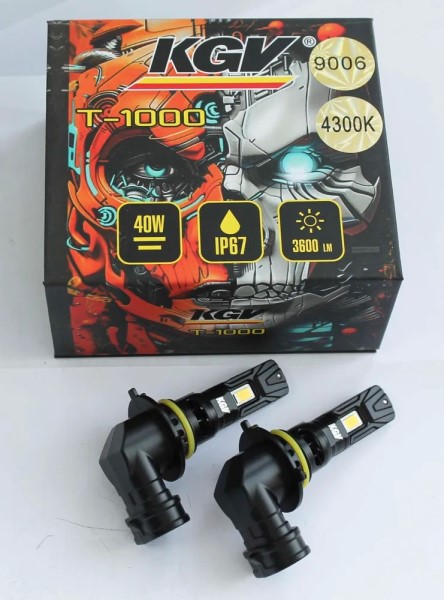 Лампа HB4 12V LED 40W/3600LM 4300K 2 шт с вентилятором