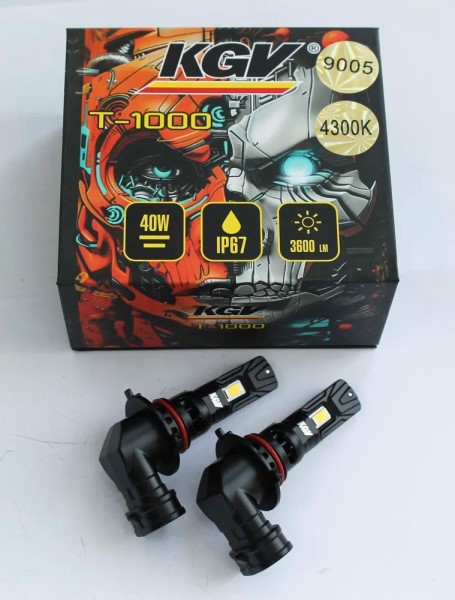 Лампа HB3 12V LED 40W/3600LM 4300K 2 шт с вентилятором