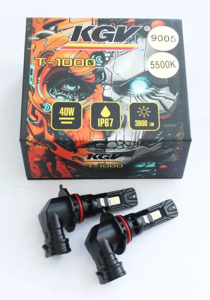 Лампа HB3 12V LED 40W/3600LM 5500K 2 шт с вентилятором