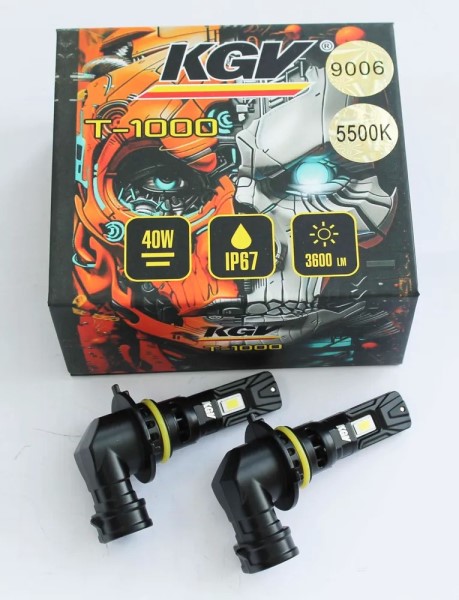 Лампа HB4 12V LED 40W/3600LM 5500K 2 шт с вентилятором
