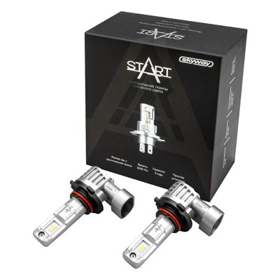 Лампа HB3 12V LED 40W 5000LM 6000K 2 шт (Белый) START