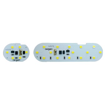 Светодиодная подсветка салона (LED подсветка) с двумя кнопками для Lada (ВАЗ), Nissan, Renault.