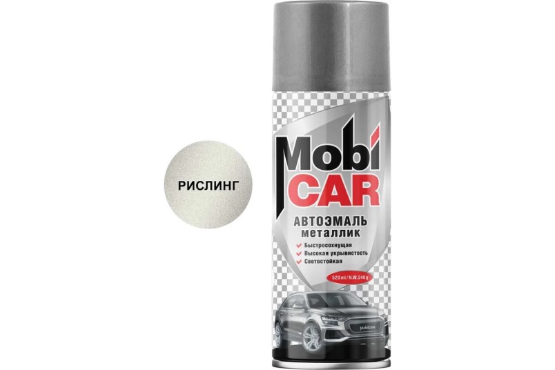 Краска спрей MobiCar акрил. № 610 Рислинг металлик 520 мл