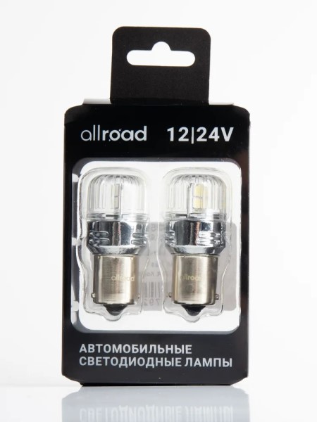 Лампа 1-конт. 12V P21W S25 16 SMD с цок. BA15s