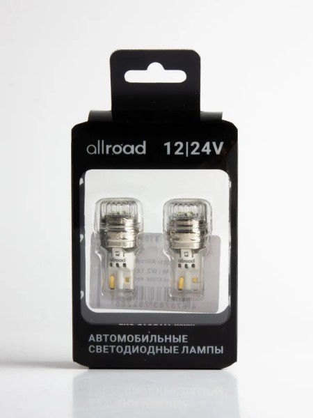 Лампа 1-конт. 12V W16W T15 6 SMD без цок. W2.1x9.5d