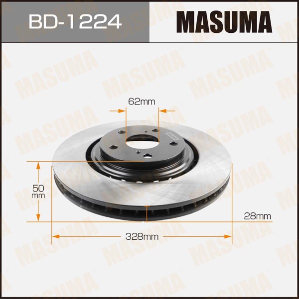 Диск тормозной передний Lexus RX (08-)Toyota Highlander (-14) Rav4 (12-) (328х25)