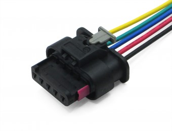 Разъем 4F0973705 (5pin) 5 контактов датчика массового расхода воздуха для Audi, Seat, Skoda, Volkswagen