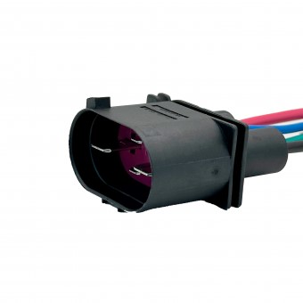 Разъем 1J0906444 (4pin) 4 контакта вентилятора радиатора охлаждения двигателя для Audi, Seat, Skoda, Volkswagen.