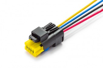 Разъем 211PC042S4021 (4pin) 4 контакта бензонасоса, заднего фонаря для Lada (ВАЗ), Renault.