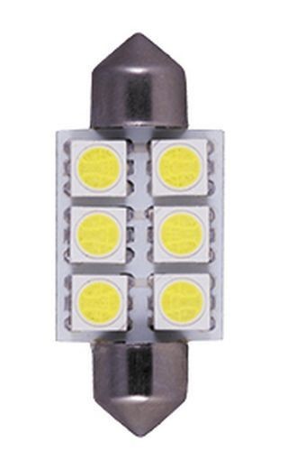 Лампа салонная 12V C5W T11 SV8.5 6 SMD 31мм