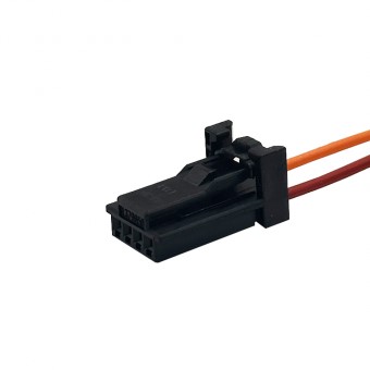 Разъем 13796581 (4pin) 4 контакта жгута проводов подсветки бардачка, к кнопке аварийной сигнализации для Lada (ВАЗ), Ren