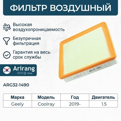 Фильтр воздушный Geely Coolray SX11 1.5T с 2019 г.