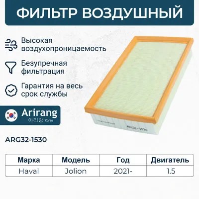 Фильтр воздушный Haval Jolion с 2021 г.