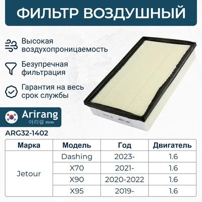 Фильтр воздушный Jetour Dashing 22-