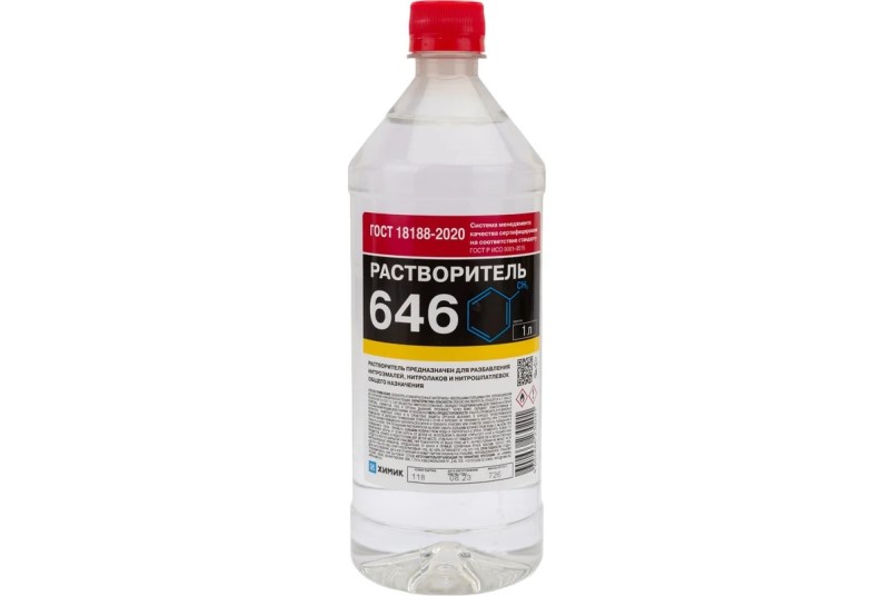 Растворитель 646 1 л.