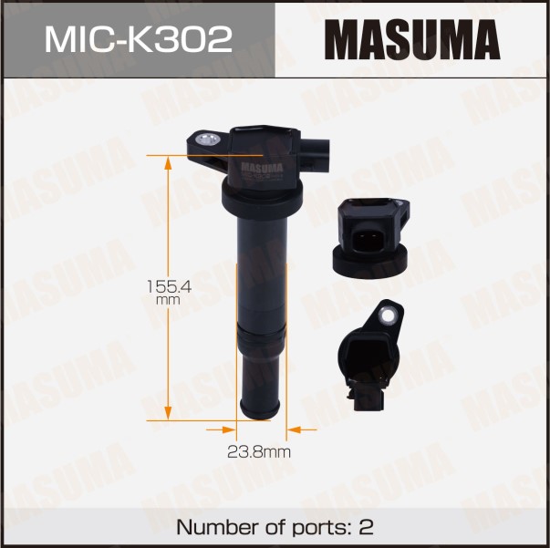 Модуль зажигания Hyundai Santa Fe (06-) 2.7i (2PIN) /наконечник/