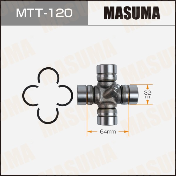 Крестовина карданного вала Toyota Land Cruiser 100 Land Cruiser Prado 150 (32x64)