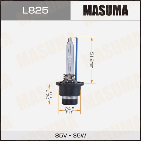 Лампа ксенон D2S 6000K 12V 35W
