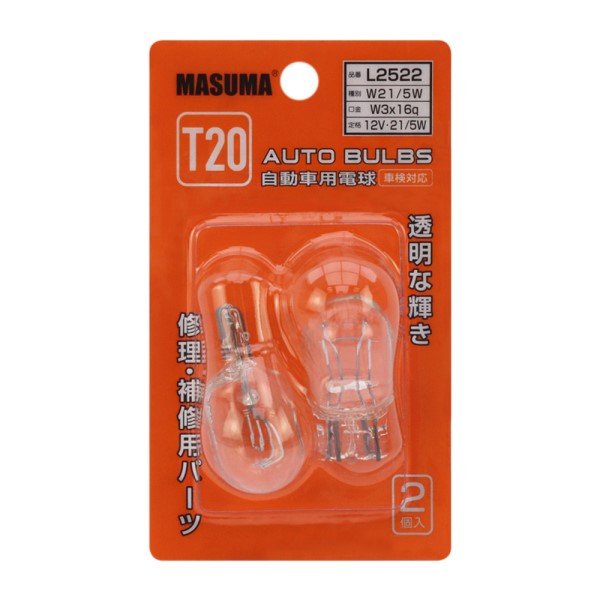 Лампа 2-конт. 12V W21/5W T20 без цок. W3x16q на иномарки
