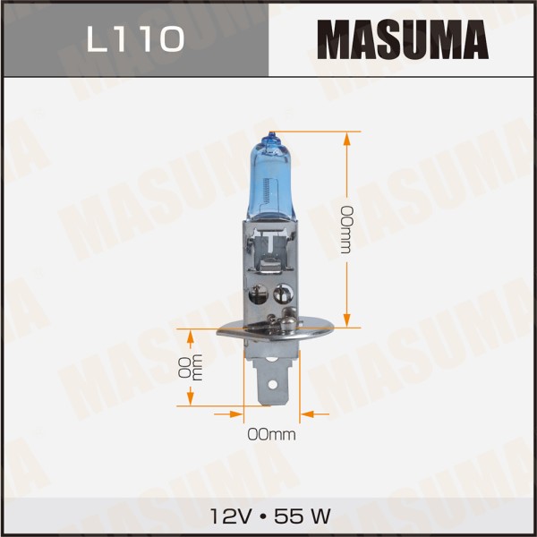 Лампа H1 12V 55W P14,5s BLUE SKYGLOW