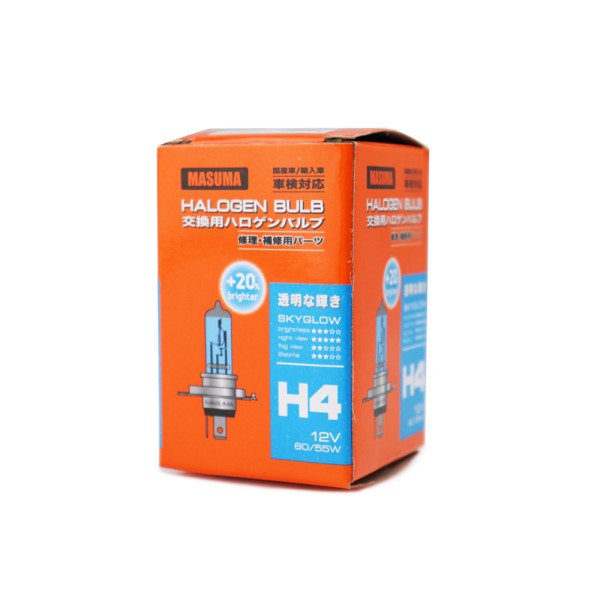 Лампа H4 12V 60/55W P43t н/о BLUE SKYGLOW