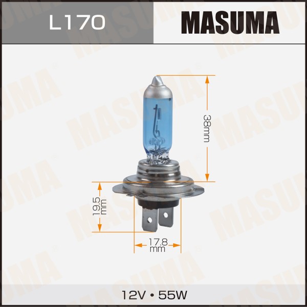 Лампа H7 12V 55W Px26d BLUE SKYGLOW