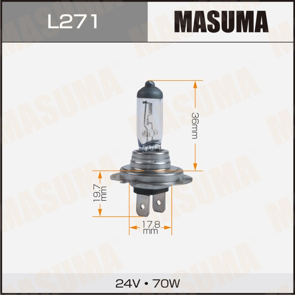 Лампа H7 24V 70W Px26d