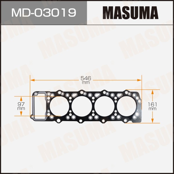 Прокладка ГБЦ Mitsubishi Pajero 4M40T 2.8TDi 94)