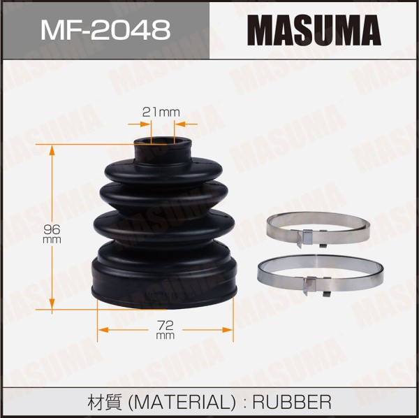 Пыльник ШРУС Subaru Forester 00-05 Impreza 00- внутр. 72x96x21