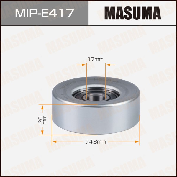 Ролик ремня генерат. BMW 1/3 Citroen C3/4 Peugeot 207/208/3008/308/408 Peugeot Partner натяжной