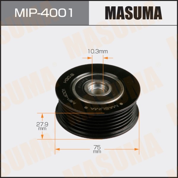 Ролик ремня генерат. Mazda 3/6 1.8-2.5 обводной