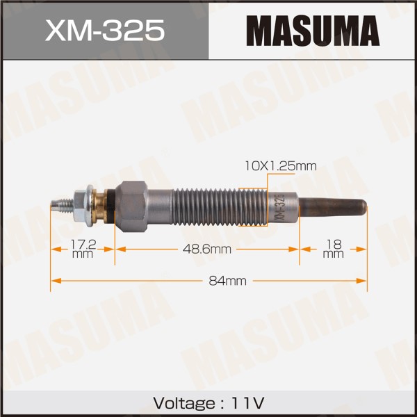 Свеча накаливания MASUMA CP-07 /Mitsubishi L200, 300, 4000 дизель /