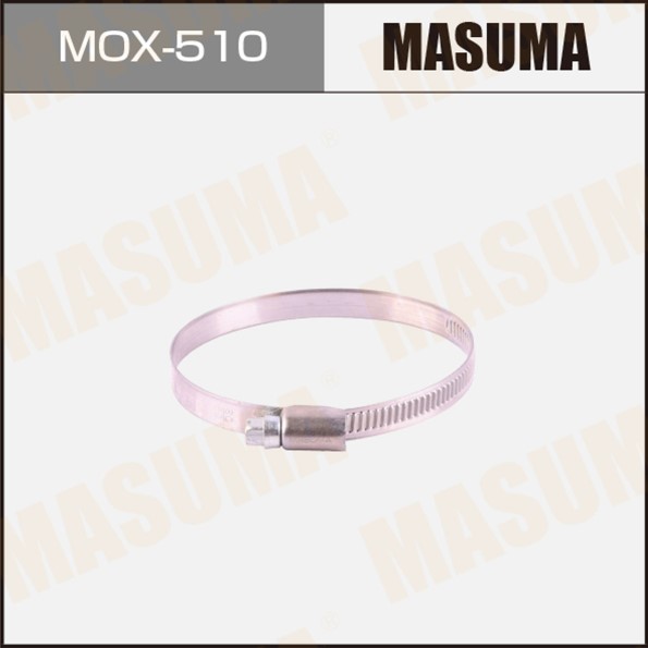 Хомут червячный 60-80mm / H-9mm (нержавеющая сталь)