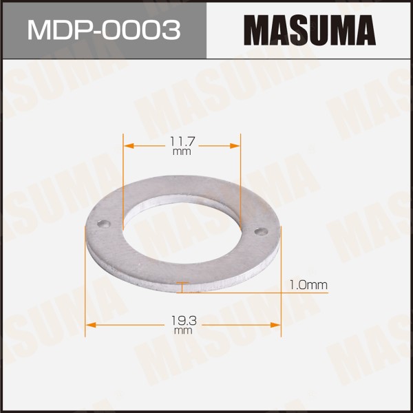 Шайба для форсунок Masuma (обратка) 12х19,2х1 Mitsubishi