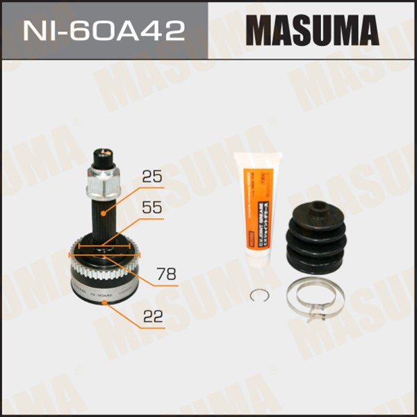 ШРУС Nissan Almera N15 1.6-2.0D 95-00/Sunny 1.6-2.0 92-95 наруж.