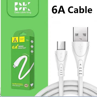 Дата-кабель универ. USB Type-C 1 м, 6А, белый